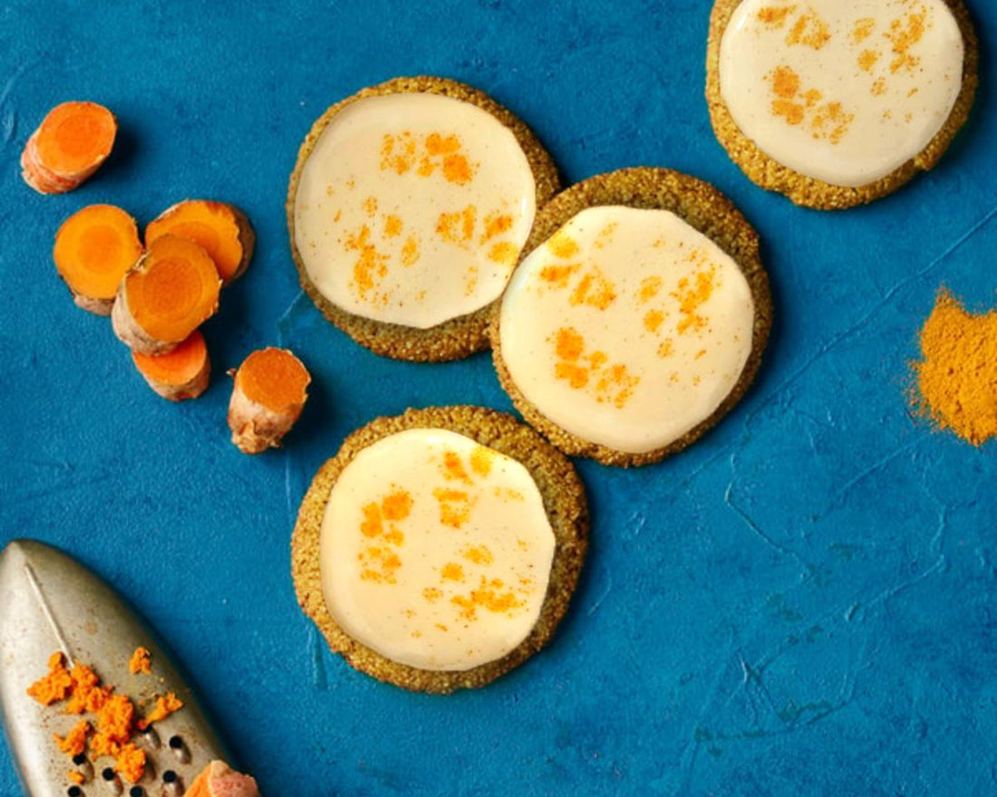 Ginger Turmeric Cashew Cookies
