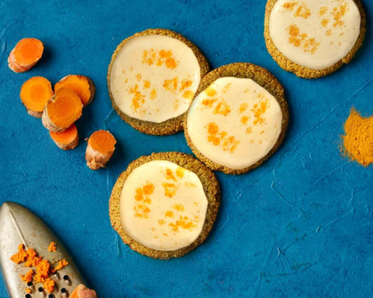 Ginger Turmeric Cashew Cookies