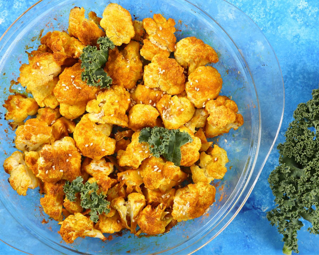 Roasted Cauliflower with Turmeric